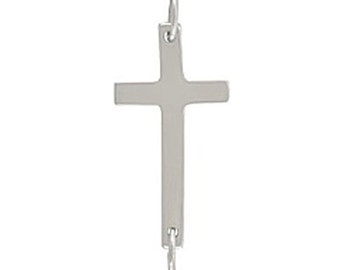 Sterling Silver Cross Link