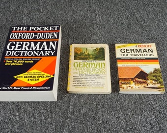Vintage Set Of Three German Language Books