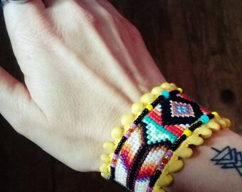 Embroidered cuff