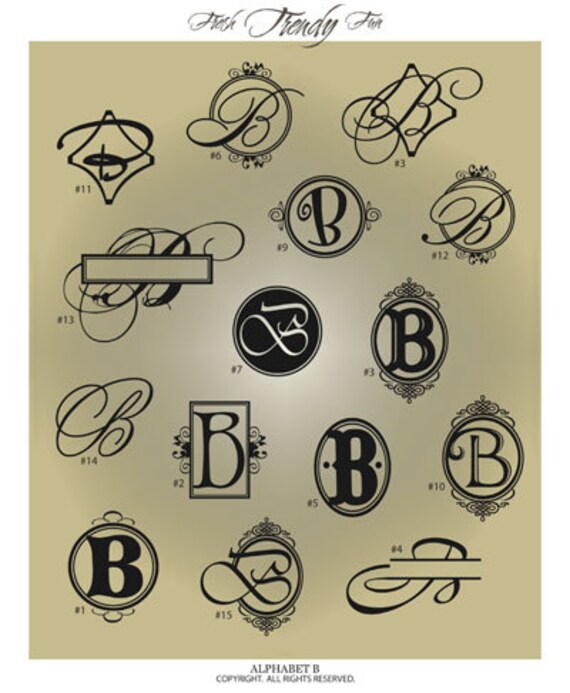 Download Monogram Letter B SVG Files Ai Svg Eps Gsd Cuttable SVG