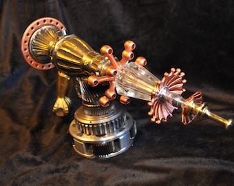 Ray Gun " INTERGALACTIC REDIRECTOR RAYGUN " Table Top Steampunk Sci-fi Victorian Industrial