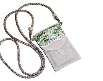 Phone Purse, Small Shoulder Bag, Cross Body Purse, Cross Body Bag, Cottage Chic, Sling Bag, Phone Case, Gift For Women, Clearance Sale
