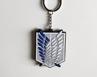 Attack on Titan Survey Corps Keyring Cute Anime Gift Toy Charm