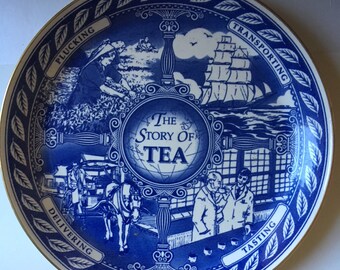 Ringtons Vintage Story of Tea Collectible Plate
