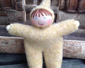 Yellow Walking Finger Puppet