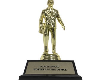 Hottest In The Office Dundie Award Trophy The Office TV Show Michael Scott Ryan Dunder Mifflin Dundies Prop Dundee Dundees Dundy Gift Idea