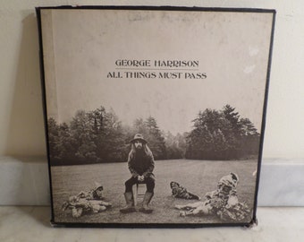 Vintage 1970 Apple Records LP Set George Harrison All Things Must Pass Excellent Condition Box Set 15931