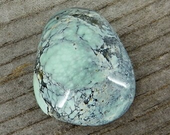 Turquoise Cabochon - De-Stash Stone Sale - 23.5mm x 19.5mm, Jewelry Making Supplies, Cab, Gem, Gemstone