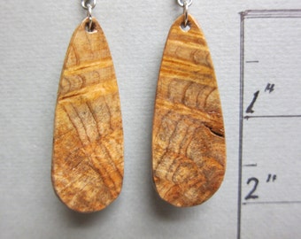 Rare Australia Silky Oak Exotic Wood handcrafted ExoticWoodJewelryAnd repurposed, ecofriendly.