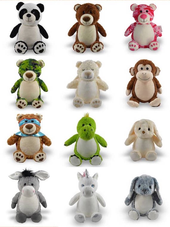 personalized plush stuffed animals