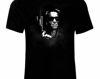 Inspired By Terminator Arnold Schwarzenegger Poster T-Shirt
