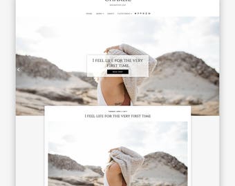 Charlie | Responsive Minimalist Premade Blogger Template