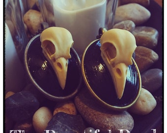Replica Crow Skull Necklace