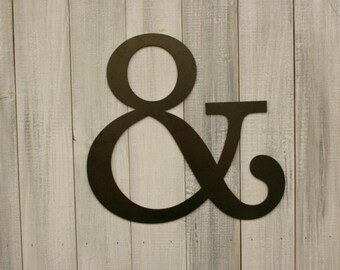 Ampersand, Metal Ampersand, 12" Ampersand