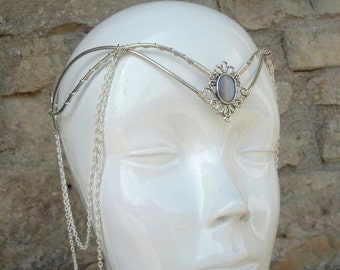elven circlet- statement jewelry - statement jewelry - tiara crown- woodland crown - circlet - tiara crown