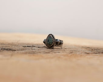 New Lander Turquoise Silver Ring