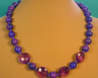 The Perfect 18" PURPLE Necklace! - N367