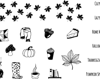 It's Fall! - Clear Stamps Set A7