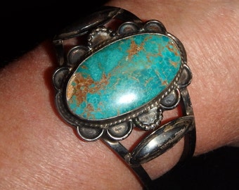Antique Turquoise Cuff Bracelet