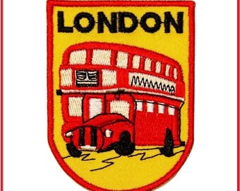 Iron On Patch : London Bus
