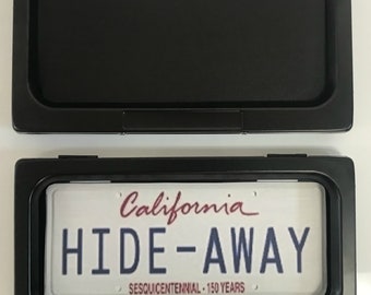 Hide-Away Cover Up Stealth License Plate Frame Kit