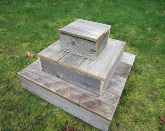 Rustic cupcake stand, wood cupcake stand, tiered cake stand, dessert stand, wedding cupcake stand, wood cake stand, cake table, wooden stand