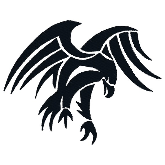 BUY 2 GET 1 FREE Tribal Tattoo American Eagle Silhouette