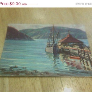 what is a lithograph postcard