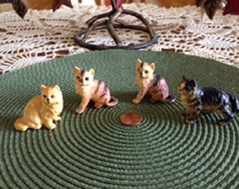 Small Cat Figurines