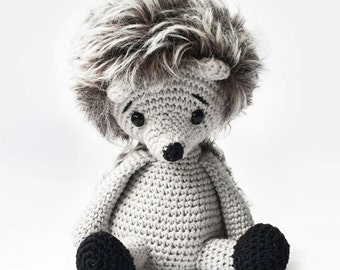 Amigurumi Crochet Hedgehog Pattern - Alvin the Hedgehog - Softie - Plush