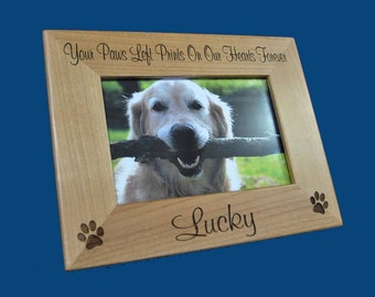 Pet Loss Frame ~ Dog Frame ~ Pet Loss Gift ~ Engraved Frame ~ Loss Of Pet Frame ~ Loss Of Cat Gift ~ Pet Picture Frame ~ Gift For Pet Loss ~