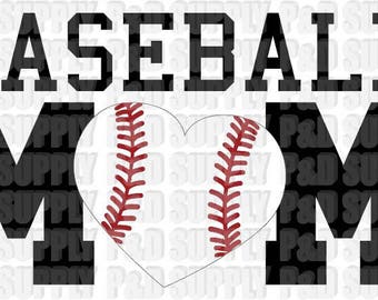 Baseball Mom svg, eps, pdf, dxf, jpg, png, .studio3 - Digital Cut file for Cricut or Silhouette R2