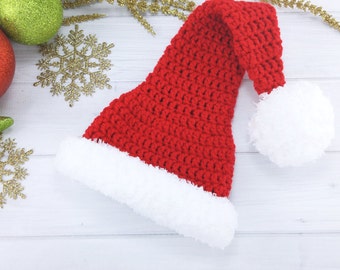 Baby Santa Hat - Baby Santa Outfit - Baby Santa Costume - Baby Christmas Outfit - Newborn Santa Hat - Toddler Santa Hat - Child Santa Hat