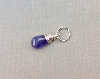 Tanzanite Pendant, Tanzanite Necklace, Sterling Silver, Gold Filled, December birthstone, Genuine Tanzanite,Birthstone Necklace
