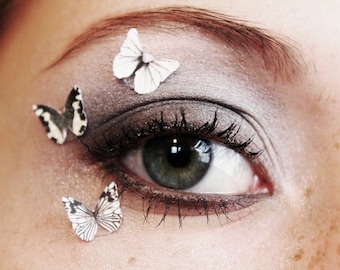 face costume butterfly fairy eye eyelashes bindi star tattoos makeup temporary jewels tiny adults fake stickers accessory