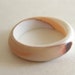 Pink Shell Seashell Band Ring Size 4 3/4 Carved Vintage Free Shipping