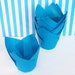 24 Blue Tulip Cupcake Liners