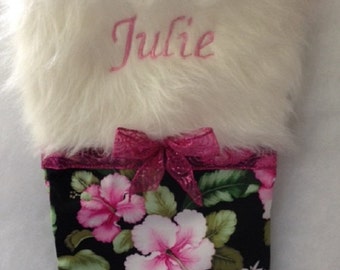 Tropical Christmas stocking