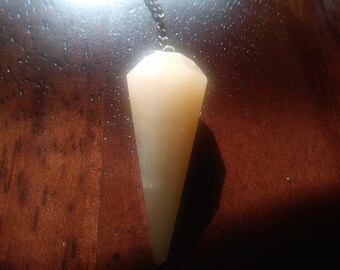 GOLDEN QUARTZ Dowsing PENDULUM-Wiccan/Pagan