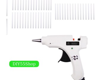 High Quality High Temp Heater hot melt Glue Gun 20W Handy Professional with 50 Glue Sticks Graft Repair Tool