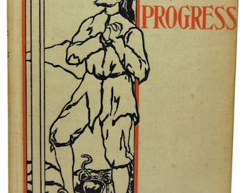 Pilgrim's Progress JOHN BUNYAN Children's Christian Scarce circa 1910