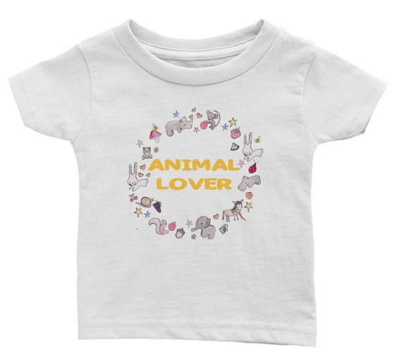 Animal Lover infant cotton tee