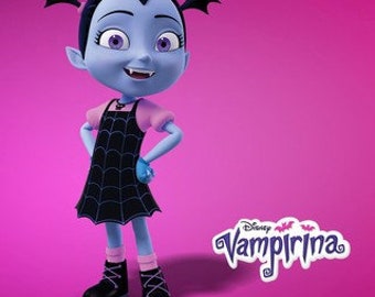 PARTY PACK for 12 VAMPIRINA Birthday 12 Paper Cups 9OZ & 12 Plates