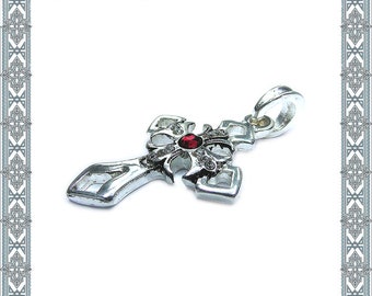 Chain pendant WALKÜRENKREUZ silver plated pendant Germanic destiny Wotan's North Germanic jewelry historical Medallion Amulet