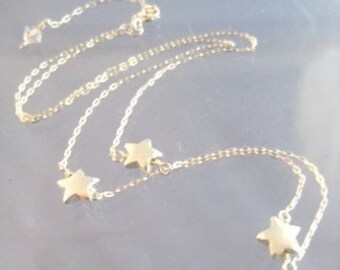 Three Stars Sterling SIlver Mamma Mia Necklace