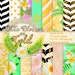 White Gold Digital Papers Pack Spring Summer Background Scrapbook Seamless Patterns Multicolor Handpainted