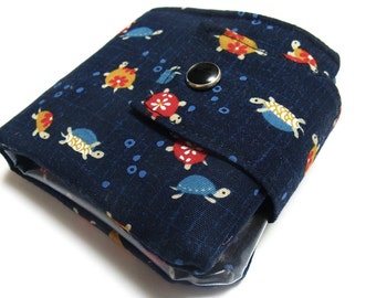 Fabric Wallet | Turtle wallet | Billfold Wallet | Vegan wallet | Wallet