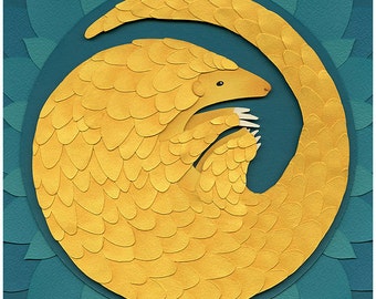 Giclee Print: The Pangolin