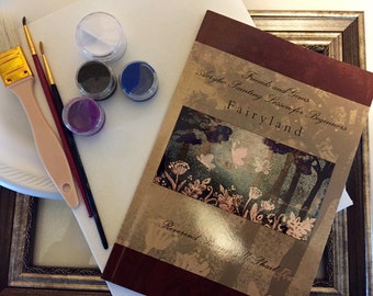 DIY Canvas Painting Kit for All Ages - Fairyland - Frame Included