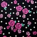 Floral Print Lycra/Spandex 4 way stretch Matt Finish Fabric
